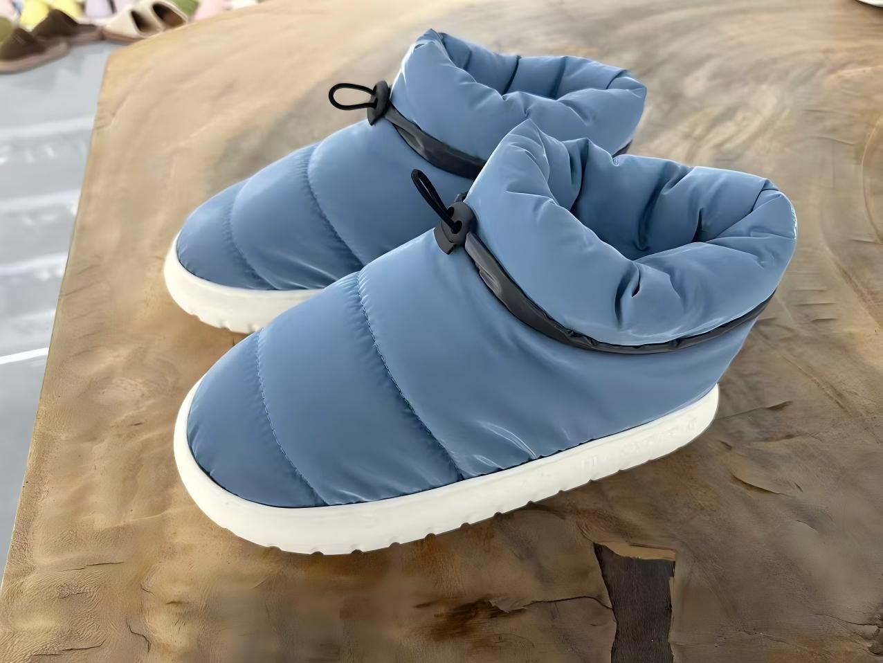 खाली भरलेले वॉटरप्रूफ नॉन-स्लिप कॉटन चप्पल